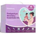 Glamommy Postpartum Recovery Essentials Kit, Labor & Delivery Care for Mom | Includes peri bottle, cooling spray, disposable underwear, postpartum pads, hot & cold packs, soothing liners for postpartum